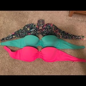 Lot of 3 Victoria’s Secret Bikini Tops